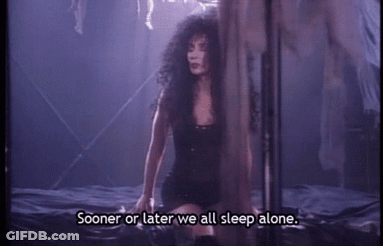 All Alone Sooner Or Later We All Sleep GIF