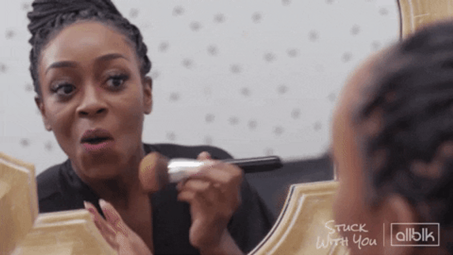 All Black Girl Getting Ready GIF