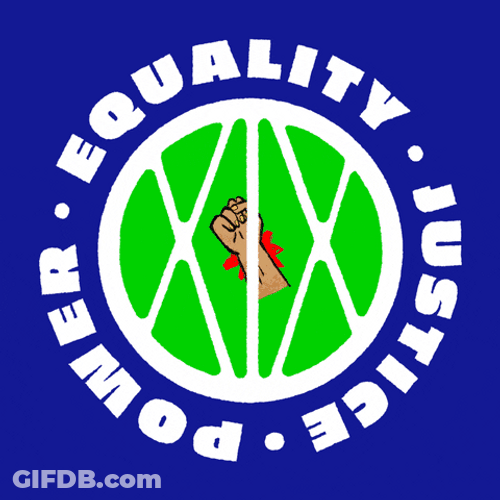 All Black Justice And Equity Quote GIF