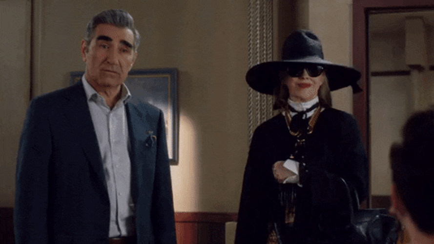 All Black Moira Rose GIF