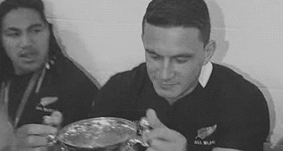 All Black Rugby World Cup Trophy GIF