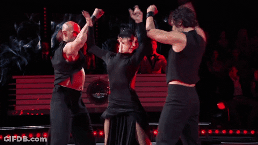 All Black Wrestling Fight GIF