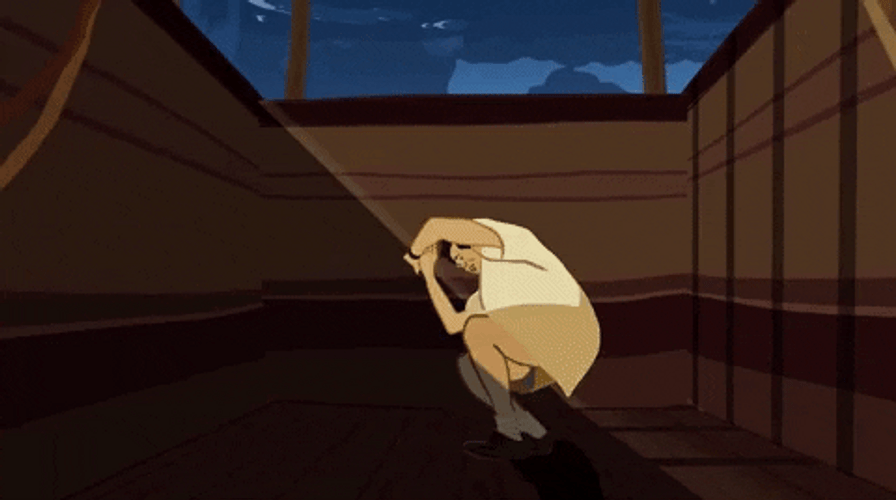All By Myself Animation On Ship GIF