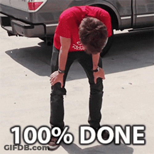 All Done Falling Down 100 Percent GIF