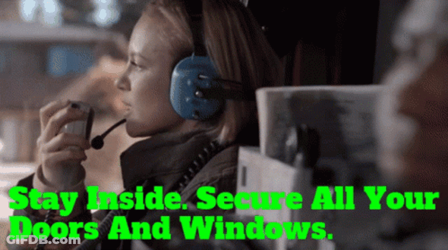 All Doors And Windows Locked GIF