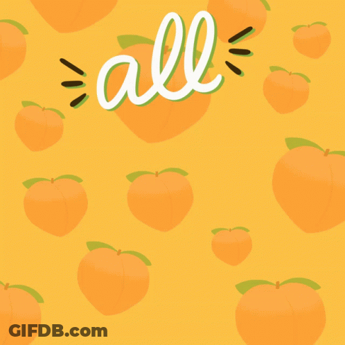 All Eyes On Georgia Poster With Peaches GIF