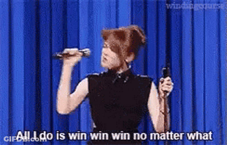 All I Do Is Win Emma Stone GIF