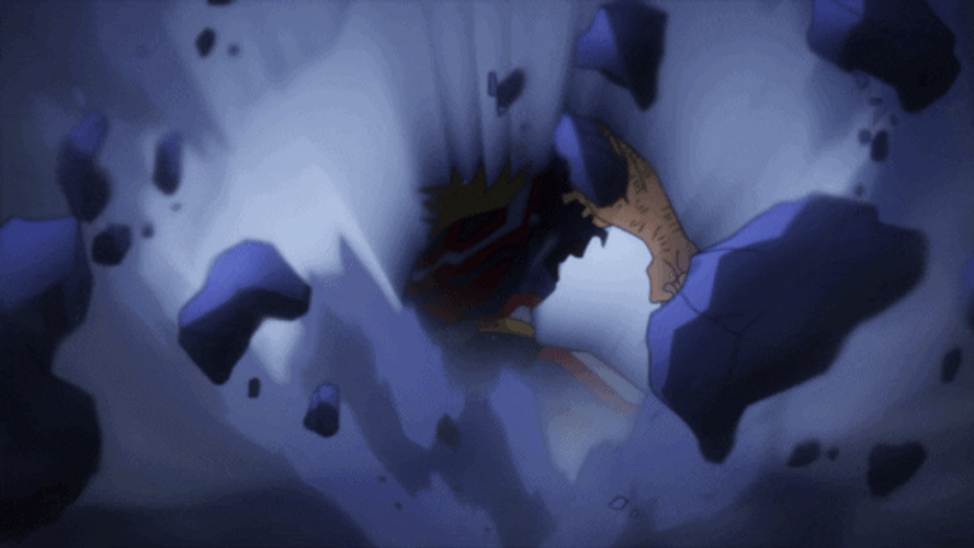 All Might Power Up GIF