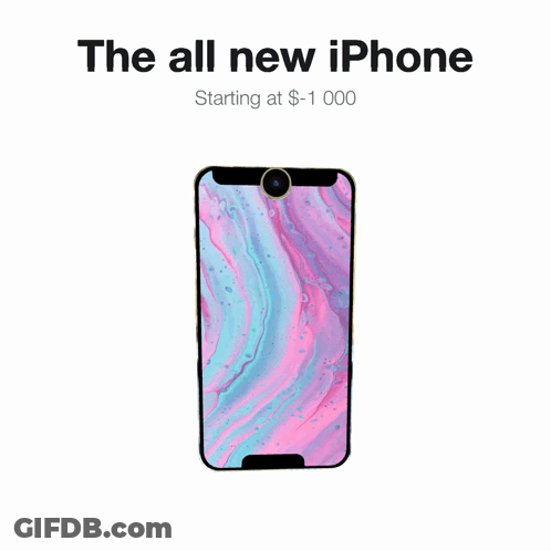 All New IPhone $1,000 GIF