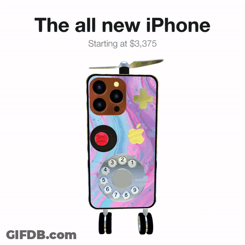 All New IPhone Starting At $3,375 GIF