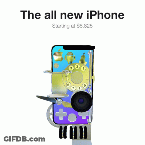 All New IPhone Starting At $6,825 GIF