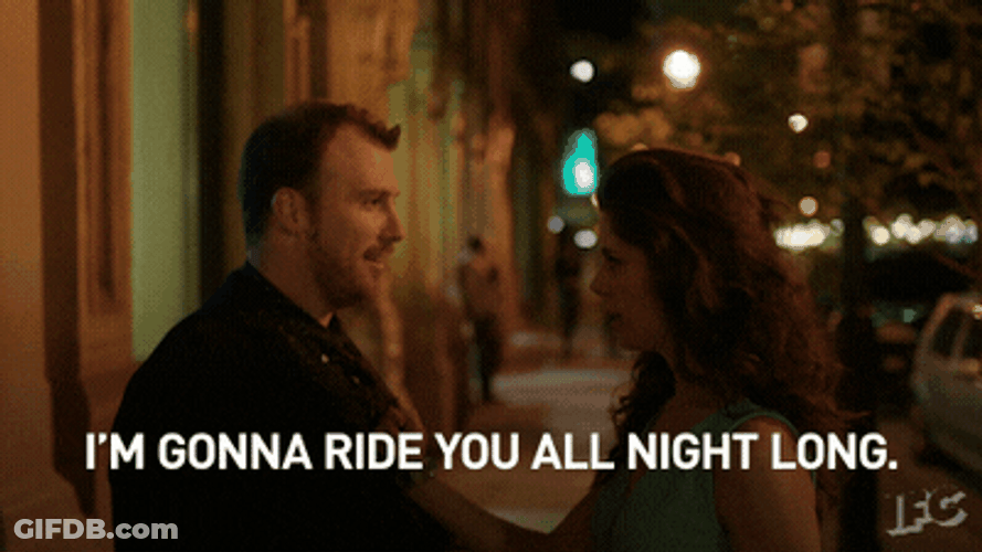 All Night Long Funny Couple Piggy Back Race GIF
