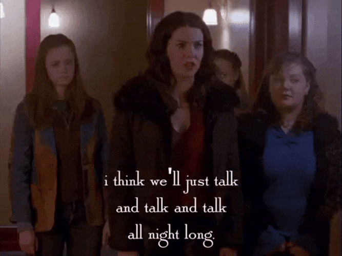 All Night Long Lauren Graham Gilmore Girls GIF