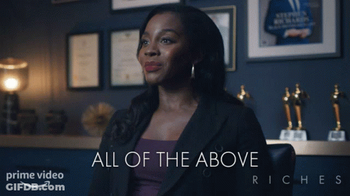 All Of The Above Riches Poster Woman In Chair GIF