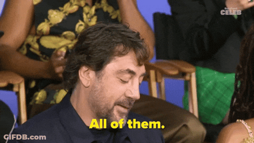 All Of Them Javier Bardem GIF