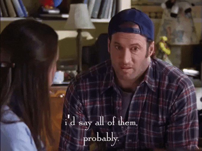All Of Them Luke Danes Gilmore Girls GIF