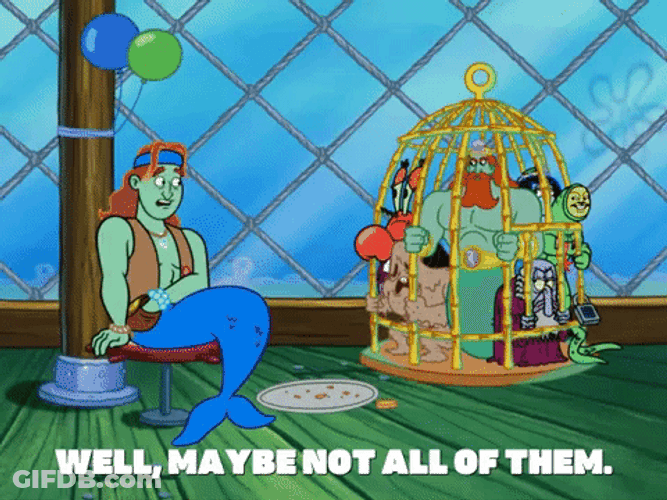 All Of Them Queen Amphitrite SpongeBob GIF