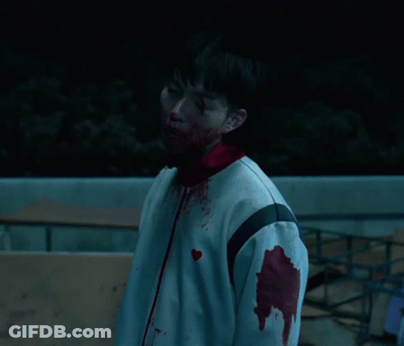 All Of Us Are Dead Gwi-Nam Turning Half Zombie GIF