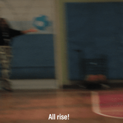 All Rise Energetic Woman Entrance GIF