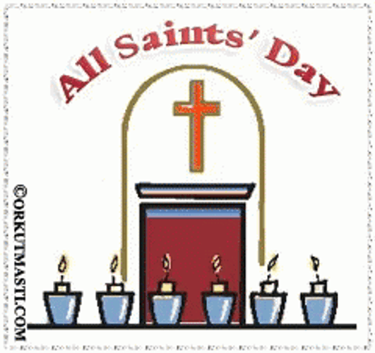 All Saints Day Cross GIF