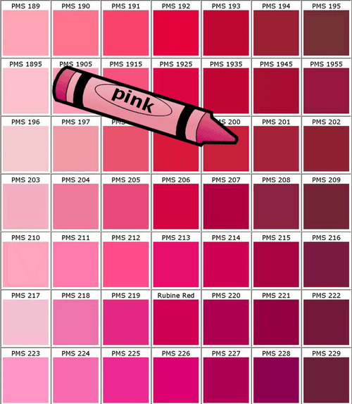 All Shades Of Pink Coloring GIF