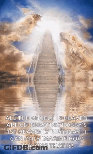 All The Angels In Heaven Are Celebrating Bobby 'S First Heavenly Birthday ! GIF