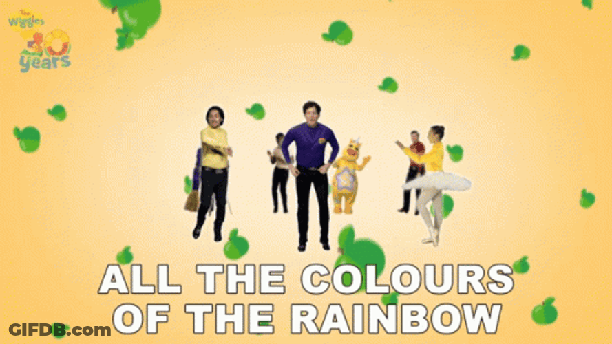 All The Colors Of The Moving Rainbow GIF