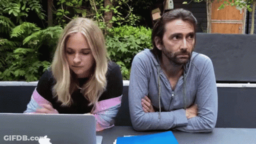 All Those On The Internet Are Staged GIF