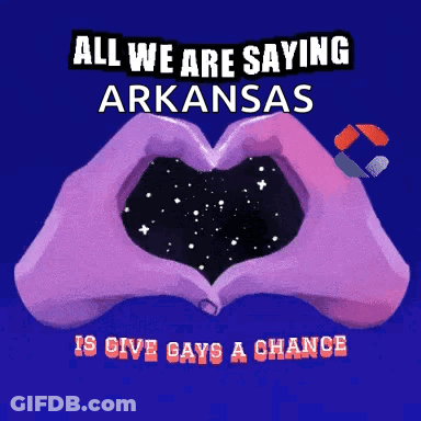 All We Are Saying Arkansas Poster GIF