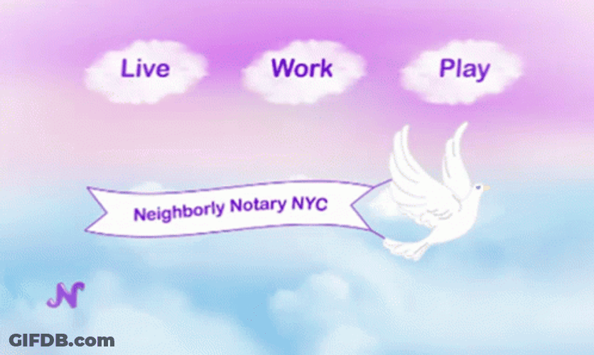 All Work And No Play Cloud Animation GIF