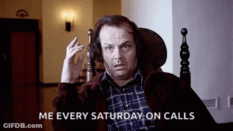 All Work And No Play Even Saturday GIF