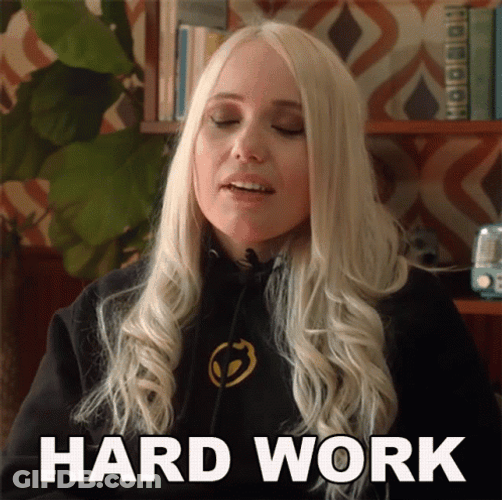 All Work And No Play Is Hard Work GIF