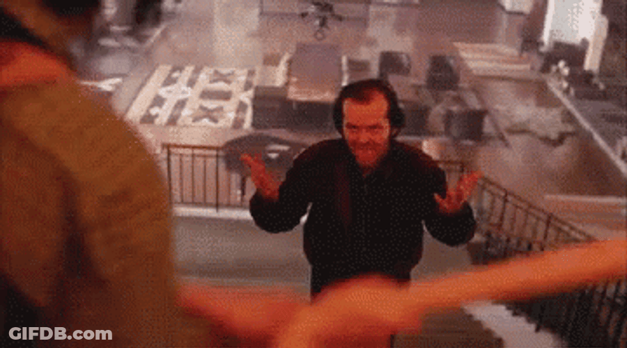 All Work And No Play The Shining GIF
