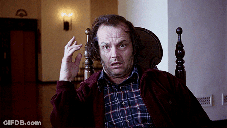 All Work And No Play The Shinning Villain GIF