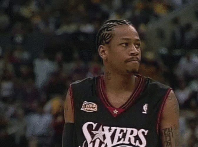Allen Iverson Doing Shimmy Shimmy GIF