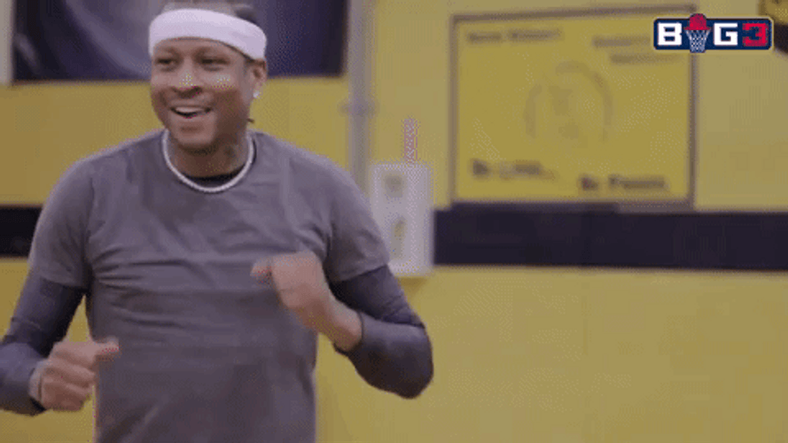 Allen Iverson Practice Excited GIF