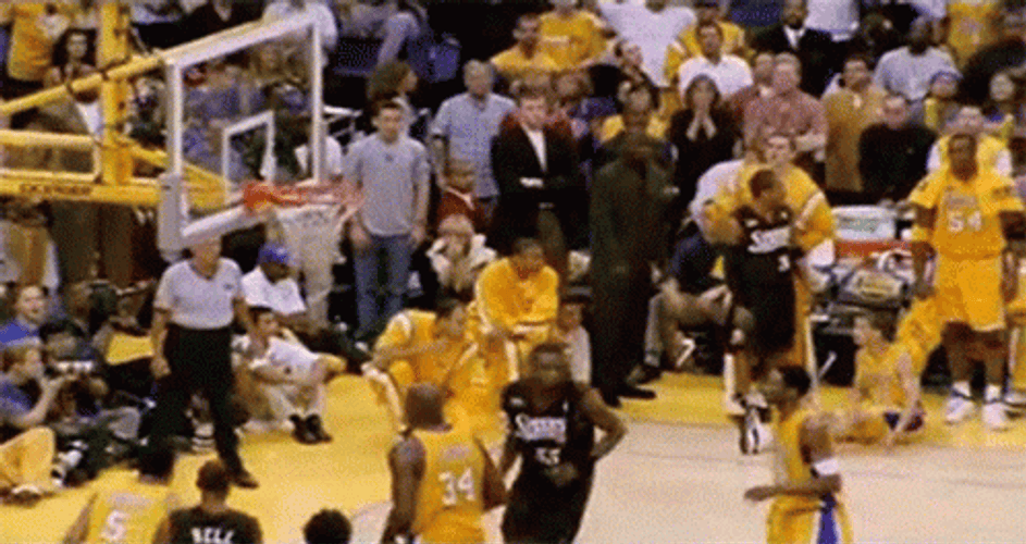 Allen Iverson Practice Stepping Over Tyronn Lue GIF