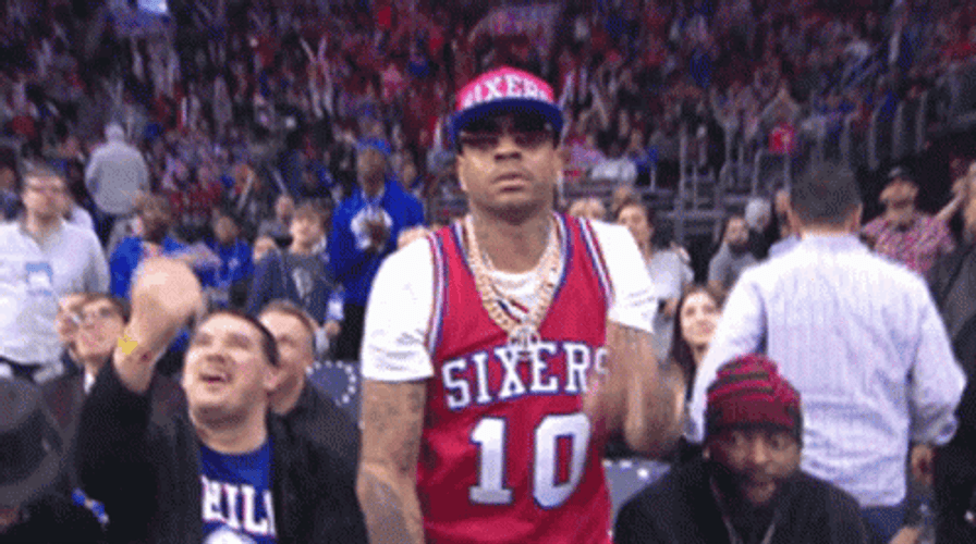 Allen Iverson Say Hi To Fans GIF