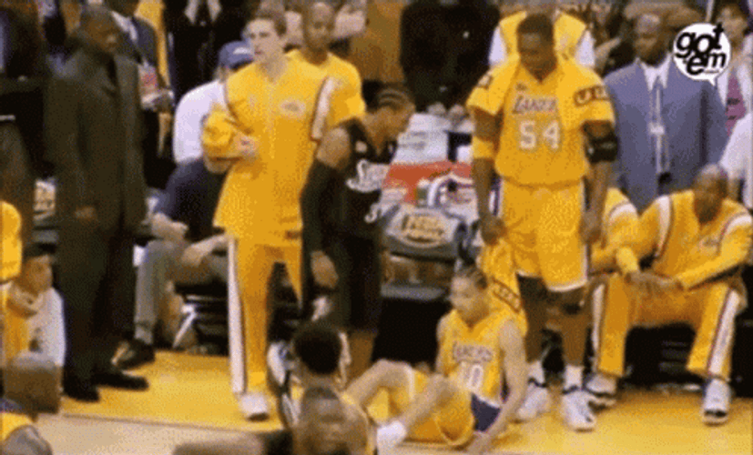 Allen Iverson Step Over Ty Lue GIF