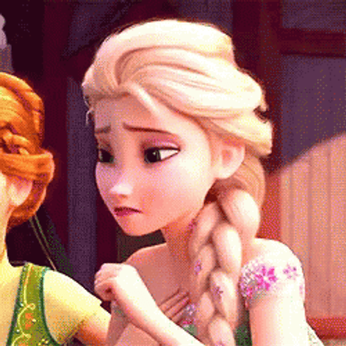 Allergies Elsa Rubbing Nose GIF