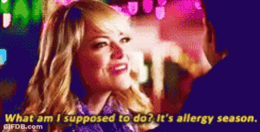 Allergies Season Emma Stone GIF