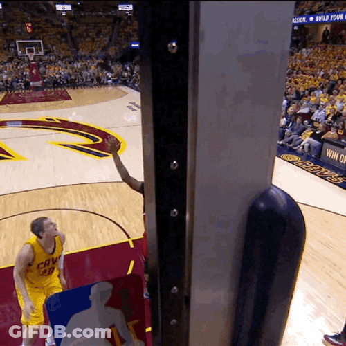 Alley Oop Cleveland Cavaliers Assist Dunk GIF