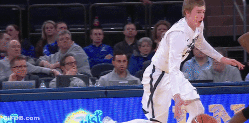 Alley Oop College Basketball Xavier GIF