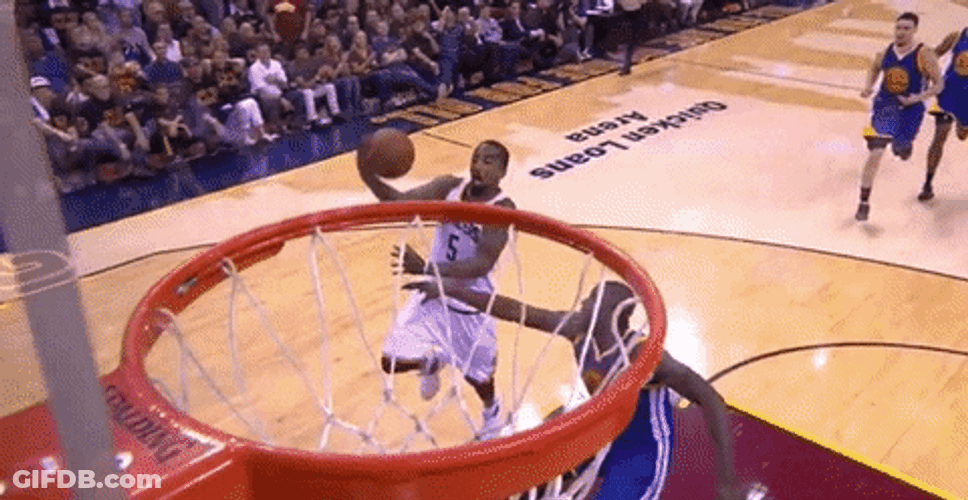 Alley Oop Lebron James Basketball GIF