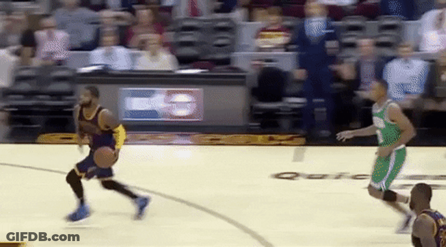 Alley Oop Lebron James Basketball GIF
