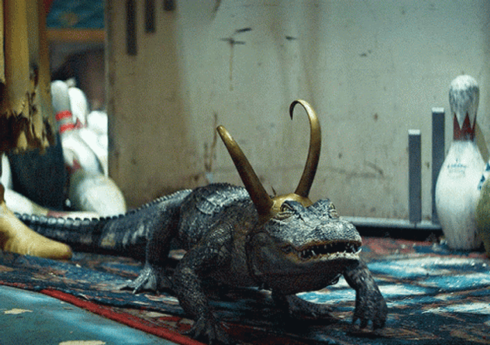 Alligator Loki Angry Attack Tom Hiddleston Bite GIF