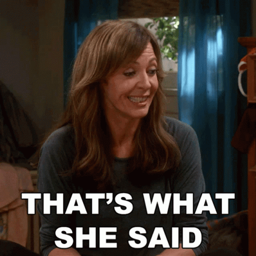 Allison Janney That's What She Said GIF
