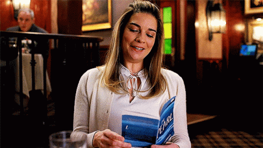 Allison Mcroberts Reading A Book GIF