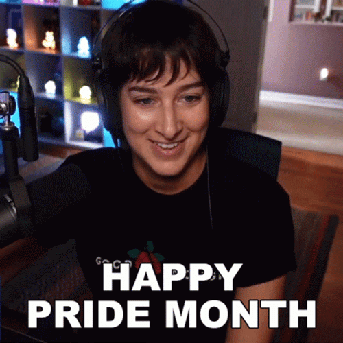 Allison Rose Speed Happy Pride Month Greetings GIF