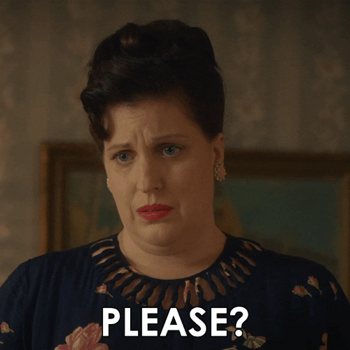 Allison Tolman Saying Please GIF
